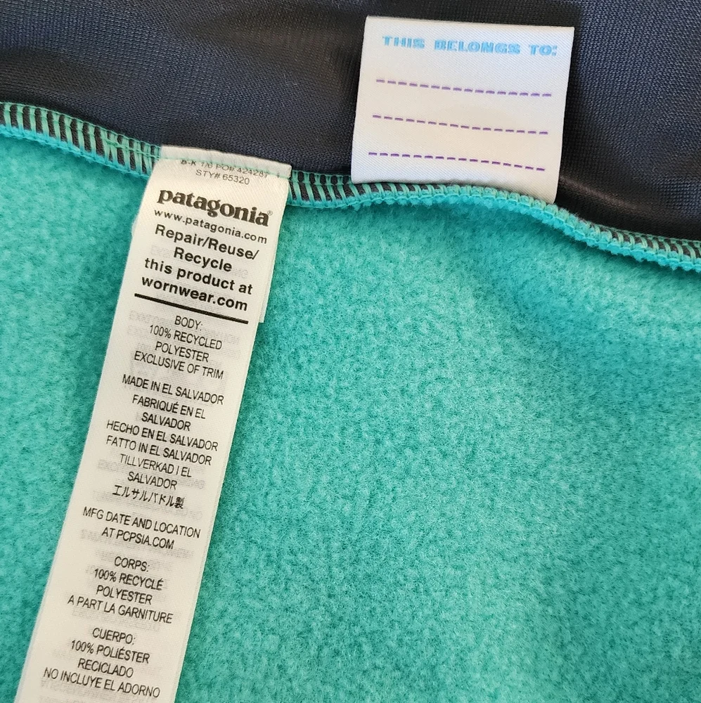 Patagonia Kids' Synchilla Full Zip Jacket L (NWT) - Picture 6 of 7